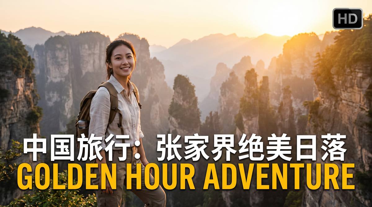 猎奇 猎奇旅行视频教程：张家界绝美日落，一生必去的风景